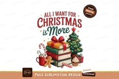 Christmas books and treats tree gingerbread Product Image 1