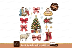 Christmas Nativity Scene And Decorations jesus mary Product Image 1