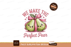 Cute pears tied with ribbon fruit hearts Product Image 1