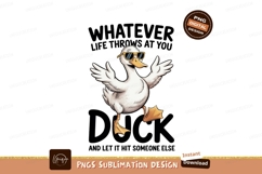 Cool duck wearing sunglasses dancing white yellow Product Image 1