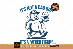 Bear holding beer mug with text father Product Image 1