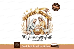 Holy Family Nativity Scene With Sheep jesus mary Product Image 1