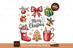 Festive Christmas Decorations And Treats holiday merry Product Image 1