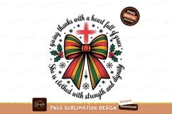 Festive cross bow with holly christmas berries Product Image 1