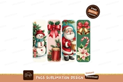 Christmas characters festive decorations snowman santa Product Image 1
