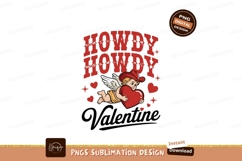 Cowboy cupid holding heart wings Product Image 1
