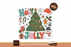 Holy Jolly Christmas Tree Decorations festive Product Image 1