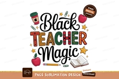 Black Teacher Magic apple pencil Product Image 1