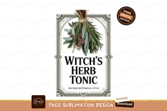 Dried Herb Bundle Art Nouveau Frame herbs rosemary Product Image 1