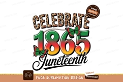 Celebrate Juneteenth Butterflies 1865 green Product Image 1