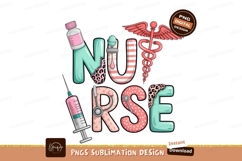 Nurse medical symbols and letters caduceus Product Image 1