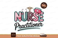 You Good Hands Leopard Heart Stethoscope SUBLIMATION Nursing Product Image 1