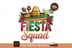 Festive Fiesta Squad Celebration sombrero maracas Product Image 1