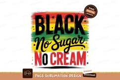 Black No Sugar No Cream yellow green Product Image 1