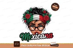Sugar skull woman with roses and text flowers Allergic to pe Product Image 1