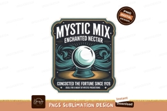 Purple cauldron bubbling potion with witch symbols Product Image 1