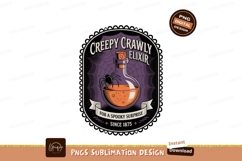 Creepy crawly elixir potion bottle with spider halloween Product Image 1