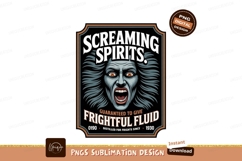 Screaming Spirits Frightful Fluid SUBLIMATION horror Product Image 1