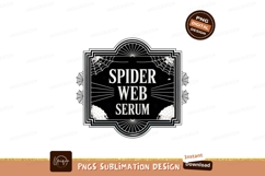 Spider web serum label black Product Image 1