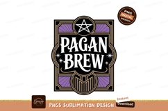 Pagan brew logo design occult witch Product Image 1