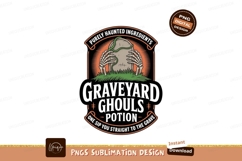 halloween, graveyard, ghouls, potion, skeleton, hands, tombs Product Image 1
