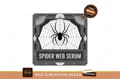 Black spider web art deco frame white Product Image 1