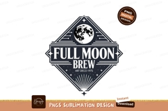 Full Moon Brew Art Deco Design image Product Image 1
