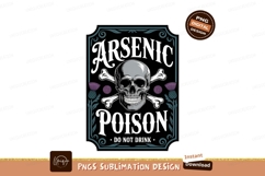 Skull bones thistle poison warning image Product Image 1