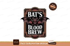 Bat Blood Brew Emblem vintage Product Image 1