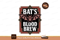 Pink bat blood brew art image Product Image 1