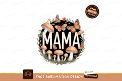 Mama nature floral mushroom butterflies image Product Image 1