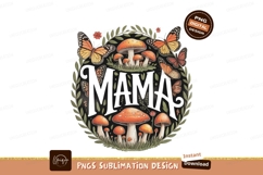 Mama Butterflies Mushrooms Nature floral Product Image 1