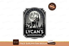 Wolf howling moon forest night Product Image 1