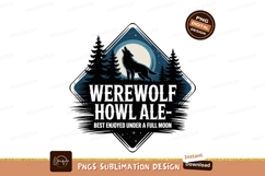 Wolf howling moon forest night Product Image 1