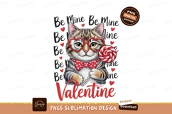 Cute cat with heart glasses and lollipop image Product Image 1