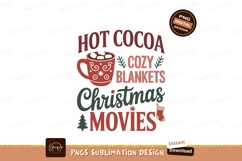 Hot cocoa cozy blankets christmas movies image Product Image 1