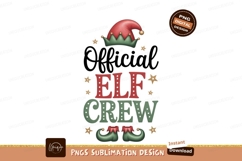 Festive elf hat and matching shoes with crew text image Product Image 1
