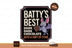 Batty&#039;s Best Dark Chocolate Fear sweet cartoon Product Image 1