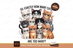 Adorable Cats Wearing Glasses kittens cute Product Image 1