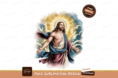 Divine Jesus radiant light clouds Product Image 1
