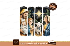 Holy Family Nativity Scene Shepherd Lamb Star jesus Product Image 1