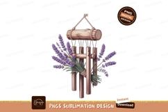 Lavender sachet with floral accents purple green Product Image 1