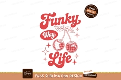 Funky Way Life Cherries SUBLIMATION Product Image 1