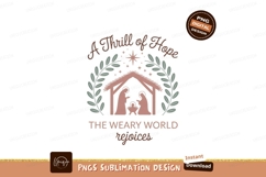 Nativity scene with holy family and star jesus mary Product Image 1