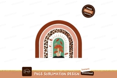 Autumn rainbow mushrooms leopard print image Product Image 1