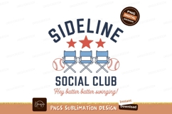 Sideline Social Club Baseball Chairs stars blue Product Image 1