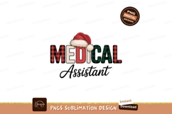 Medical Assistant Christmas Hat santa Product Image 1