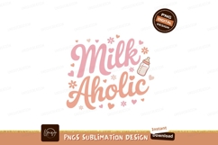 Milkaholic baby bottle hearts image Product Image 1