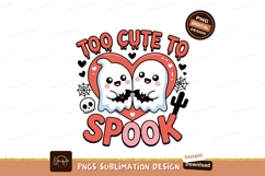 Cute Ghosts Holding Bats halloween spooky Product Image 1