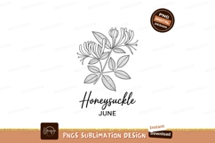 Honeysuckle vine with leaves and buds plant floral Product Image 1